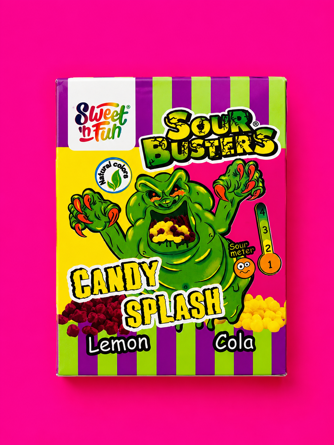 Sour Busters Candy Splash - Boite 45g — Citron-Coca