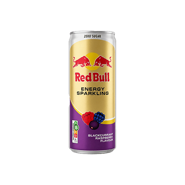 Red Bull Cassis, Framboise, saveur Zéro Sucre