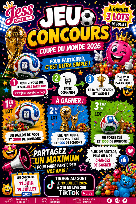 TIRAGE AU SORT: COUPE DU MONDE FOOTBALL 2026