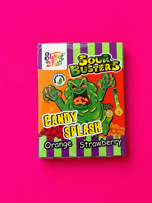 Sour Busters Candy Splash - Boite 45g — Orange-Fraise