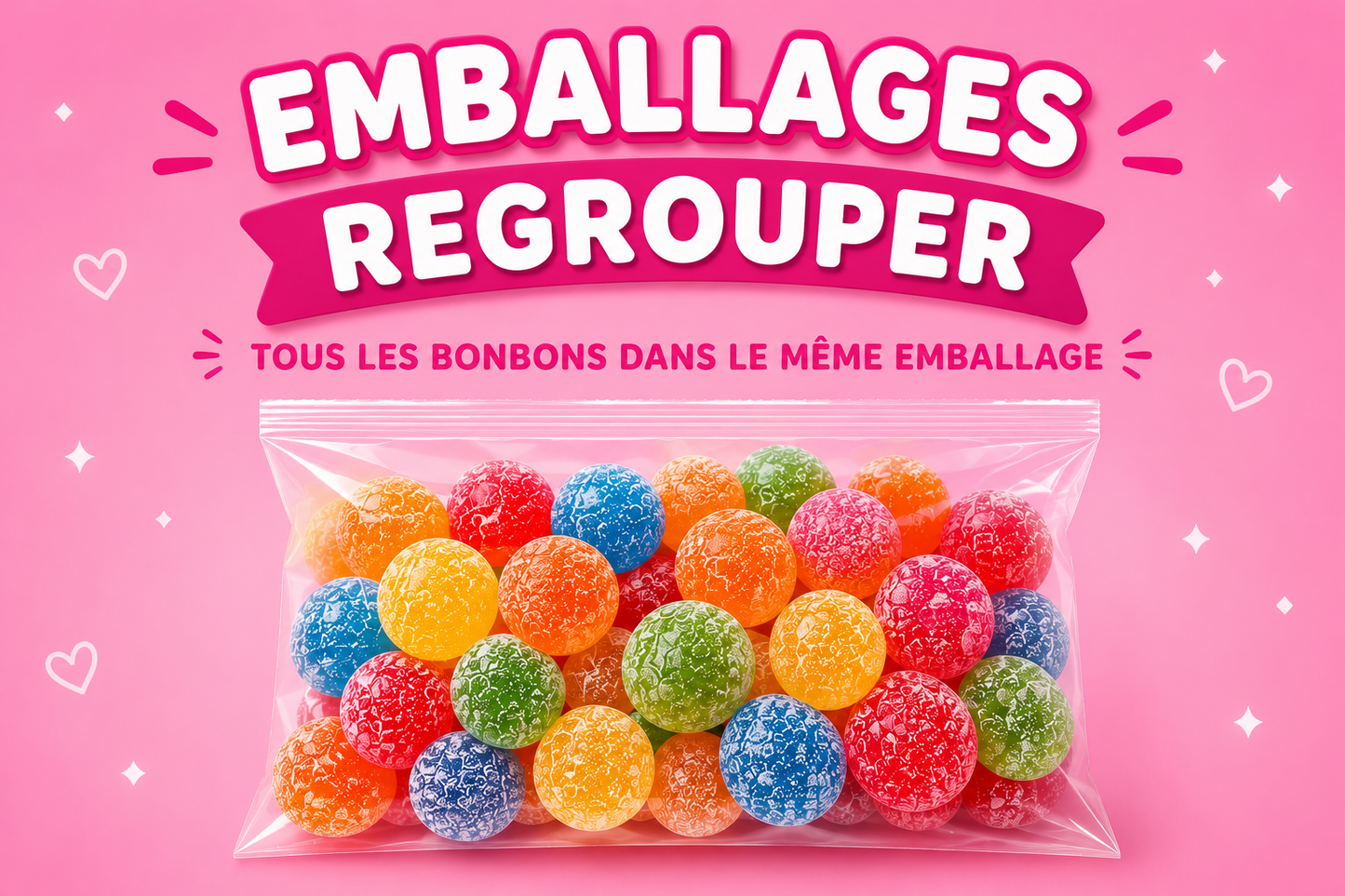 Bonbons Lisses - Choisissez votre emballage — Regrouper
